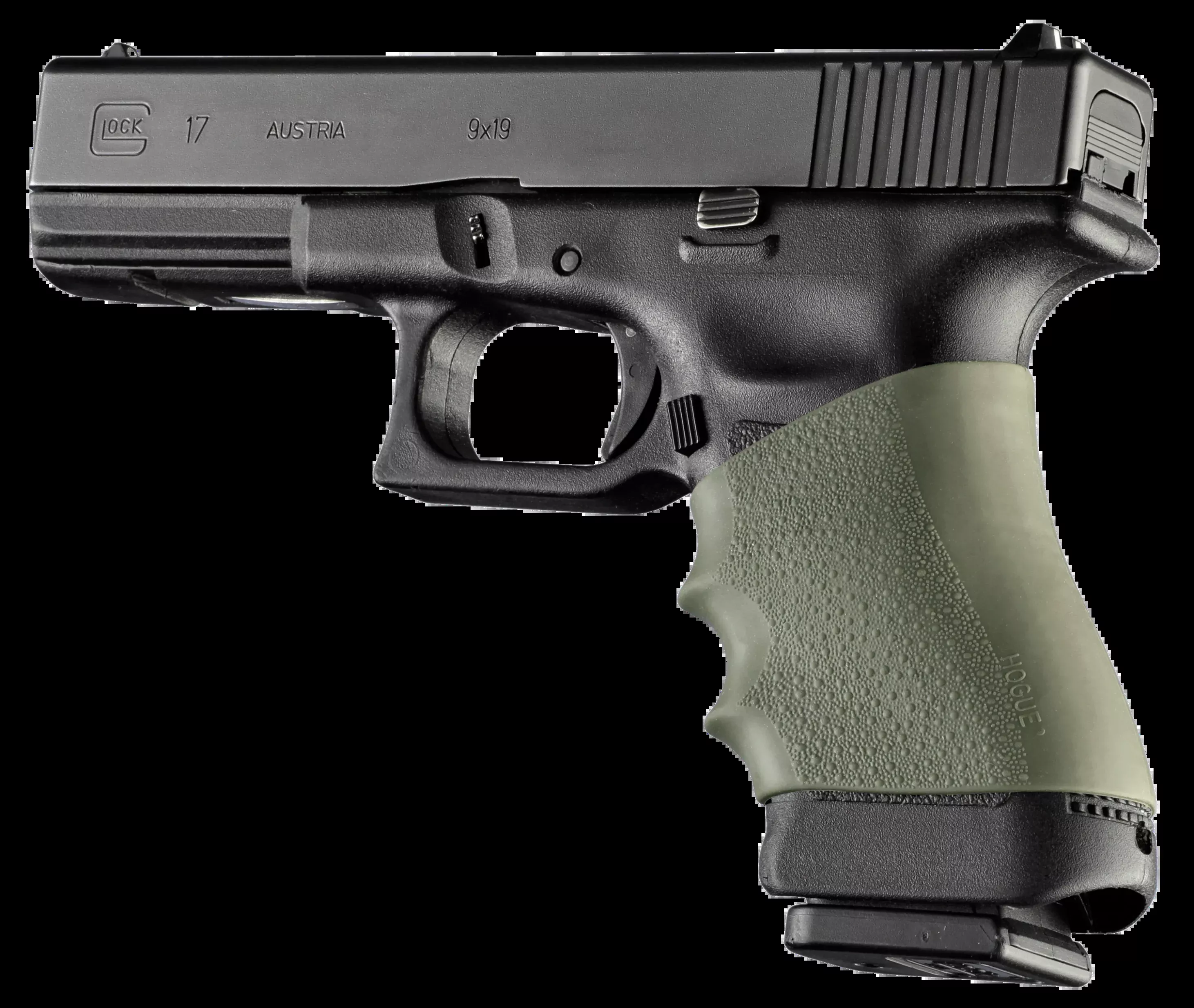 Hogue Handall Universal Grip Sleeve Od Green Full Size