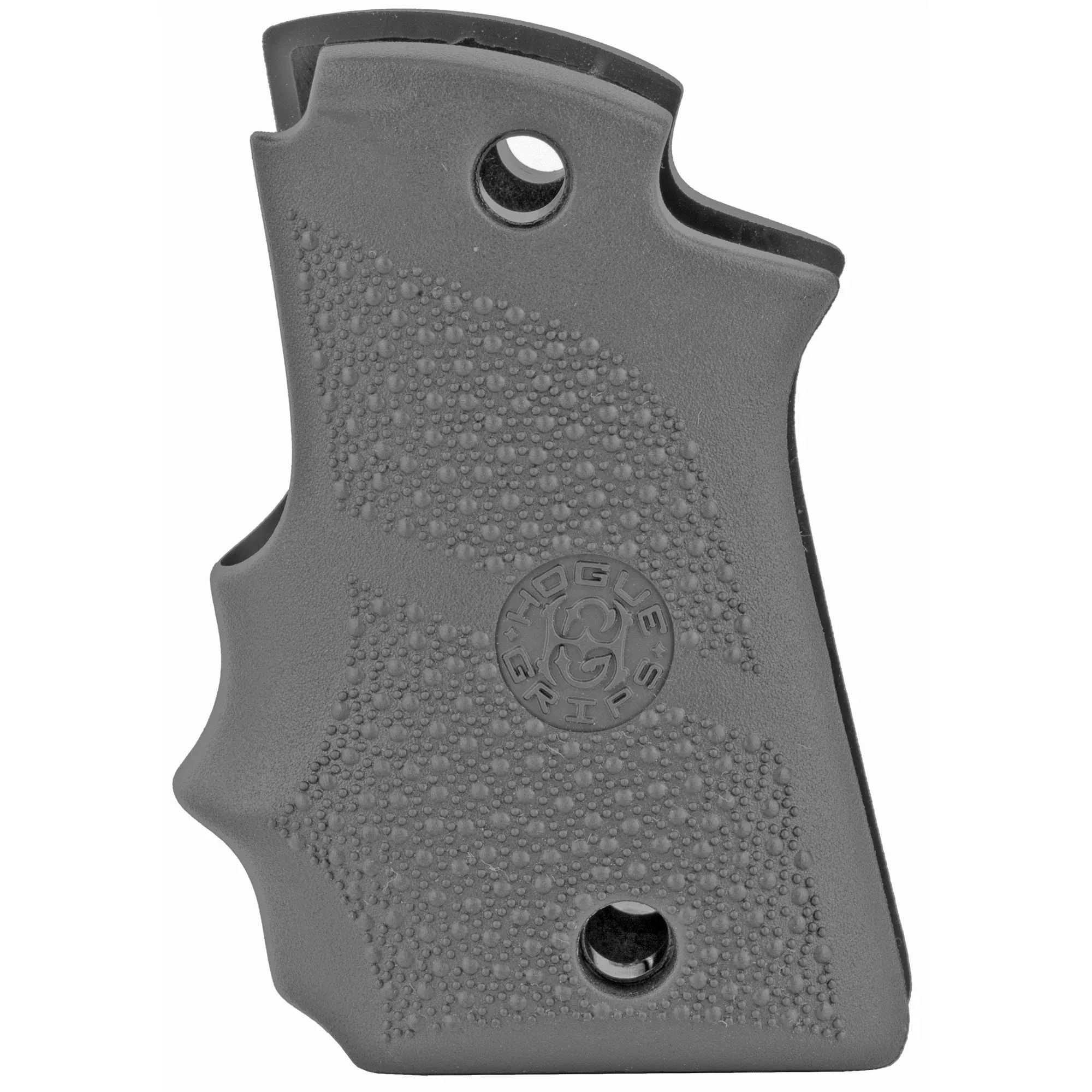 Hogue Kimber Micro 9 Ambi Safe Rubber Grip w Fing Groove Blk