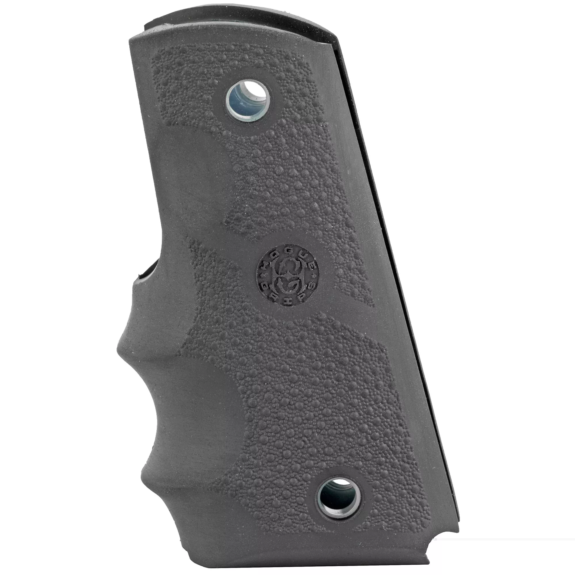 Hogue Officers Model Rubber Grip with Finger Grooves Black