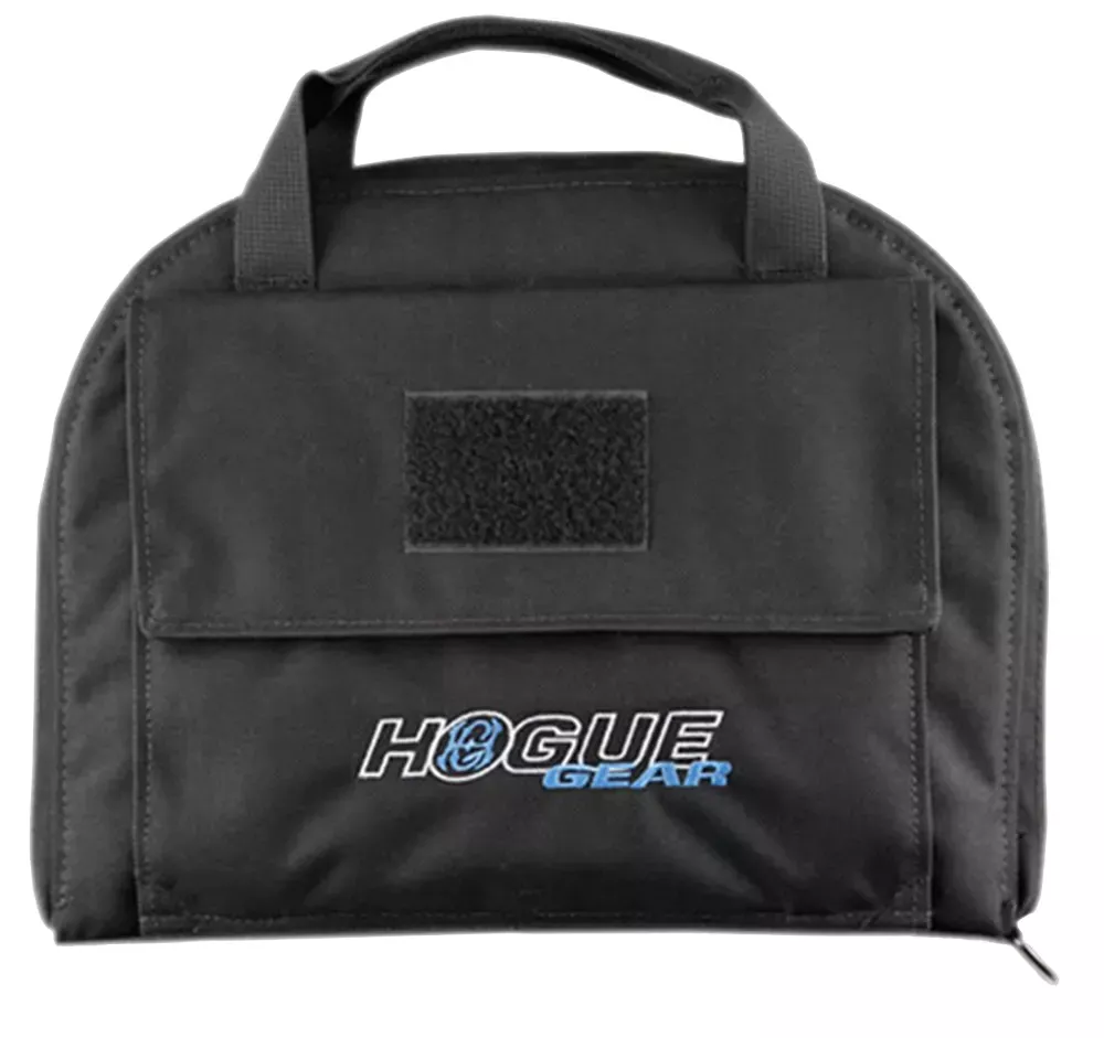 Hogue Pistol Bag Medium Black Nylon with Front Pocket 9 x 12″ Interior Dimensions”
