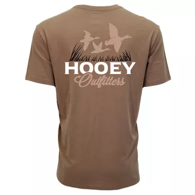 HOOEY Men's Decoy Brown T-Shirt (HT2616BR)