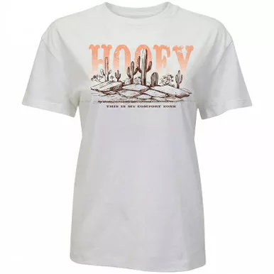 HOOEY Women's Sonora Cream T-Shirt (HT1896CR)