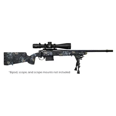 Horizon Firearms RF017S392214T19 Vandal Prime 7MM PRC 22" Black Spiral Fluted Threaded Barrel, Drilled & Tapped Receiver, Textured Iota EKO Carbon Fiber Stock