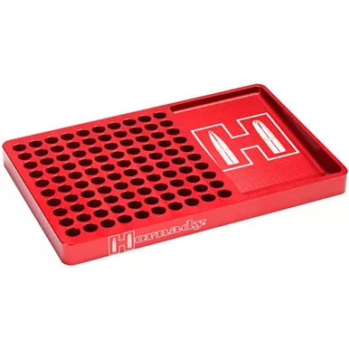 Hornady 480043 Aluminum Reloading Block, Red