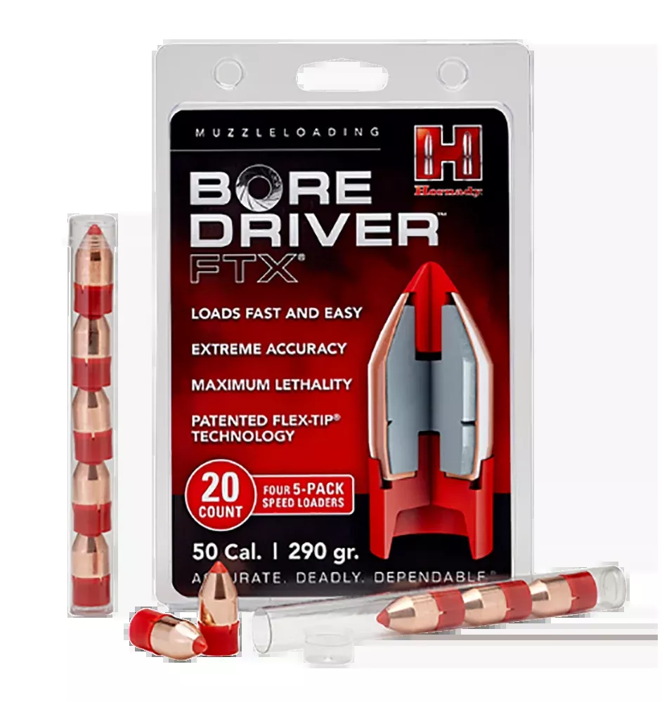 Hornady .50cal Bore Driver – 3499 290gr. Ftx 20ct 10bx/cs