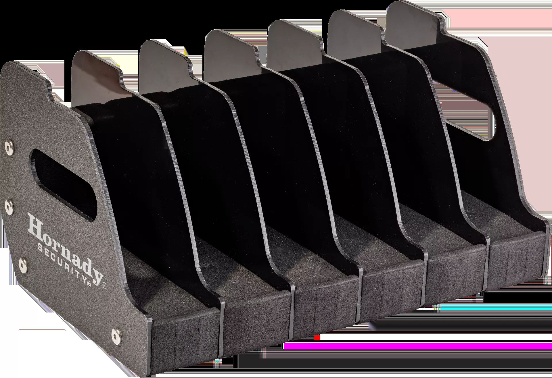Hornady 6 Gun Pistol Storage Rack Black 95832