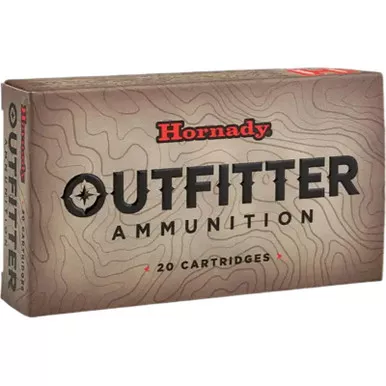Hornady 814874 Outfitter 6.5Creedmoor 120gr Copper Alloy eXpanding 20 Per Box/10 Case