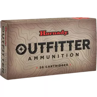 Hornady 823394 Outfitter 338WinMag 225gr Copper Alloy eXpanding 20 Per Box/10 Case