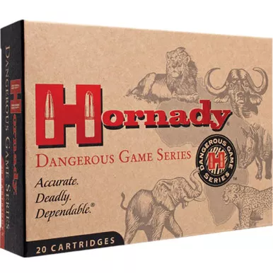 Hornady 8239 Dangerous Game 404Jeffery 400gr Dangerous Game Solid 20 Per Box/6 Case