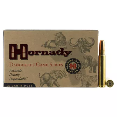 Hornady 82666 Dangerous Game 416Ruger 400gr Dangerous Game Solid 20 Per Box/6 Case