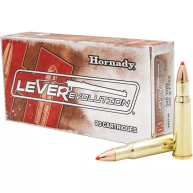 Hornady 82738 LEVERevolution 348Win 200gr Flex Tip eXpanding 20 Per Box/10 Case