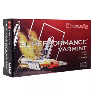 Hornady 83209 Superformance Varmint 204Ruger 24gr Non Traditional eXpanding 20 Per Box/10 Case