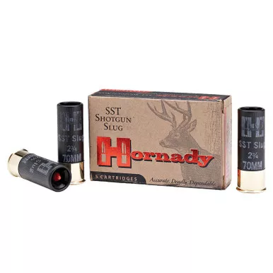 Hornady 86230 Custom Lite 12 Gauge 2.75" FTX Slug Shot 5 Per Box/ 20 Case