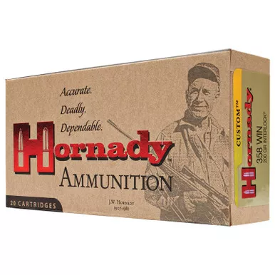 Hornady 91318 Custom 358Win 200gr InterLock Spire Point 20 Per Box/10 Case