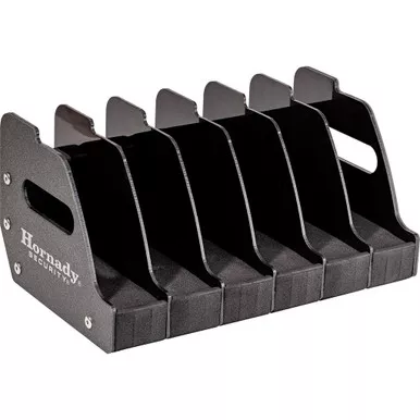 Hornady 95832 Pistol Storage Rack 6 Gun, Black