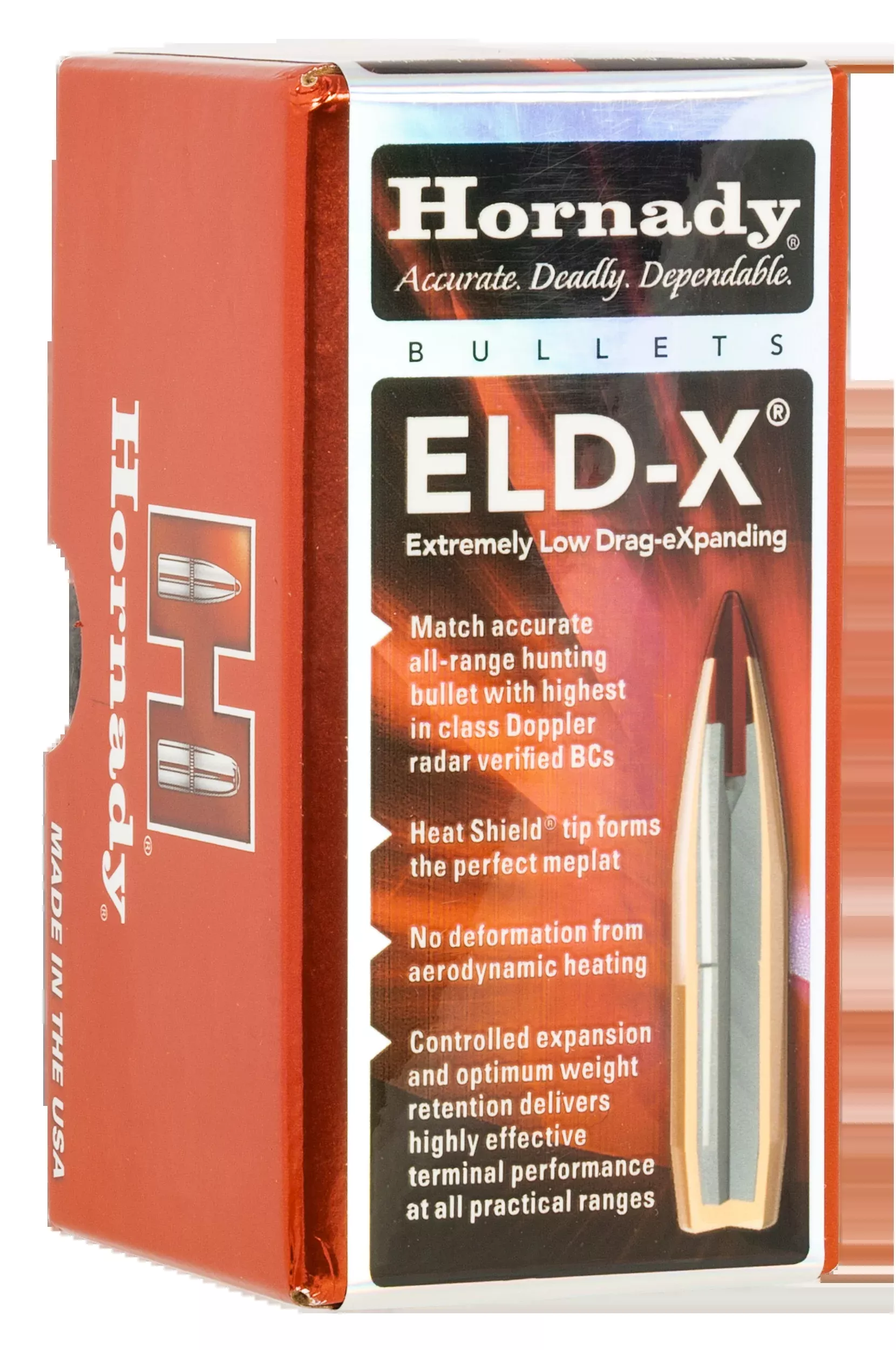 Hornady Bullets 22 Cal .224 – 80gr. Eld-x 100ct 25bx/cs