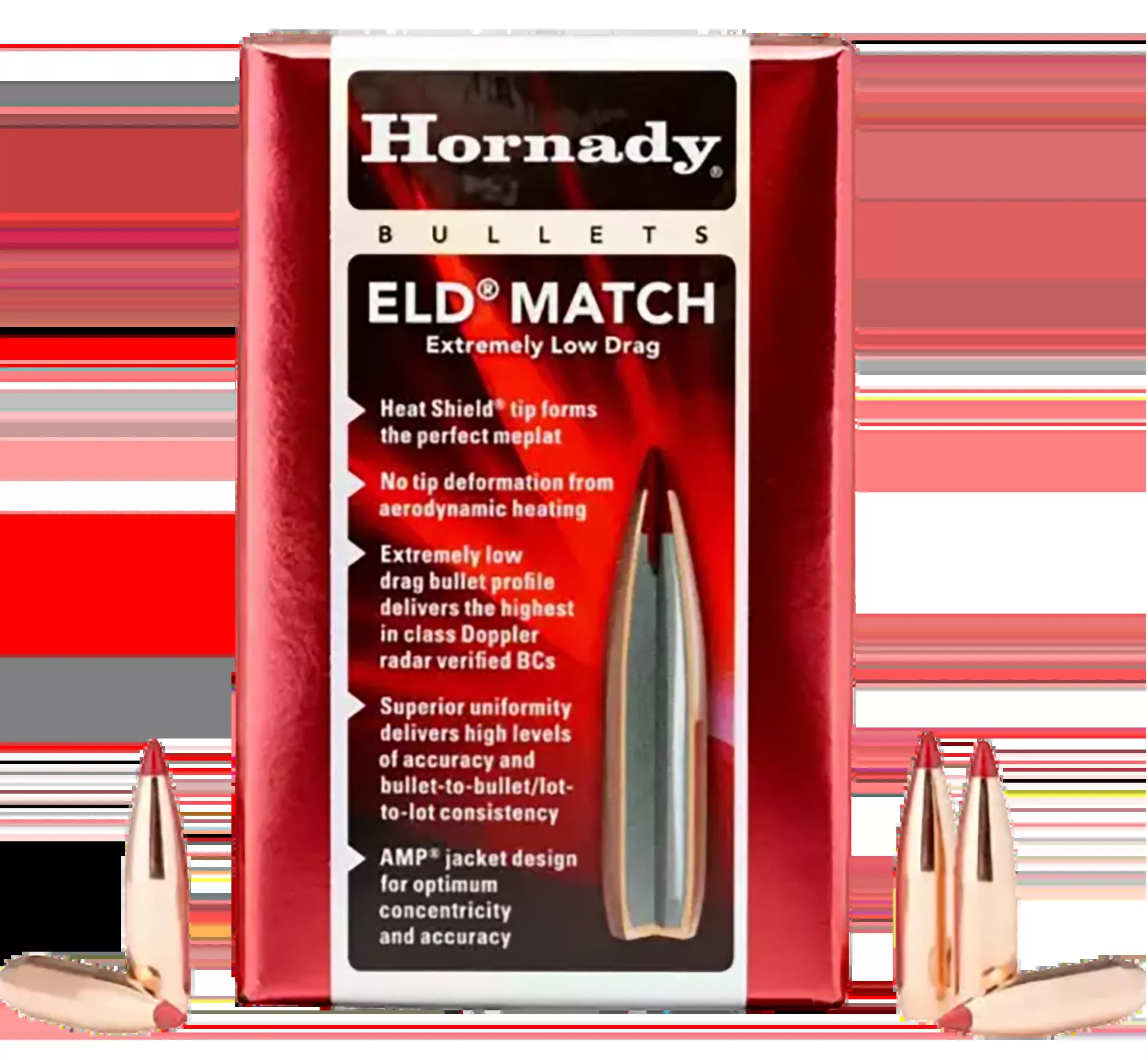 Hornady Bullets 25cal .257 - 134gr. Eld Match 100ct