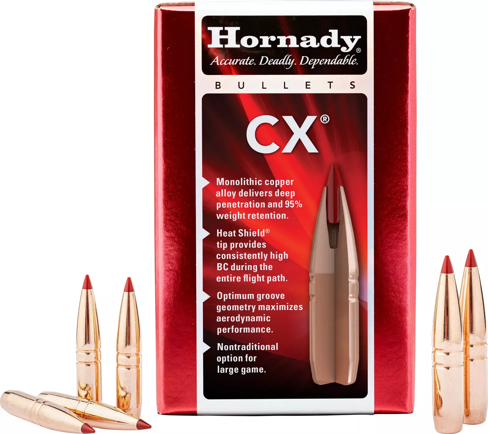 Hornady CX 6mm 80 gr Copper Solid 50/Box 243704