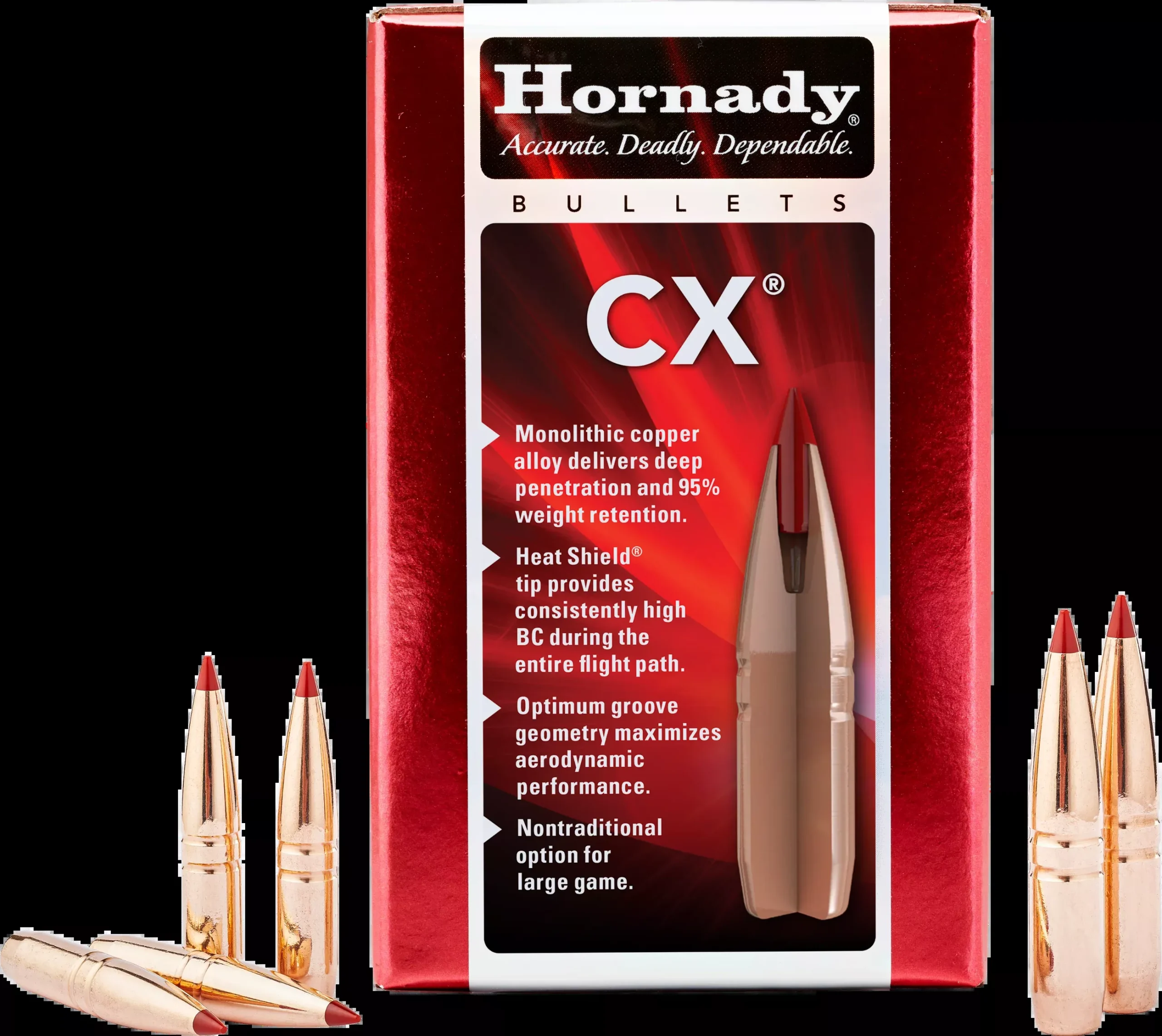 Hornady , Horn 26111Bull .264 90Cx (6.5grn) 50/25