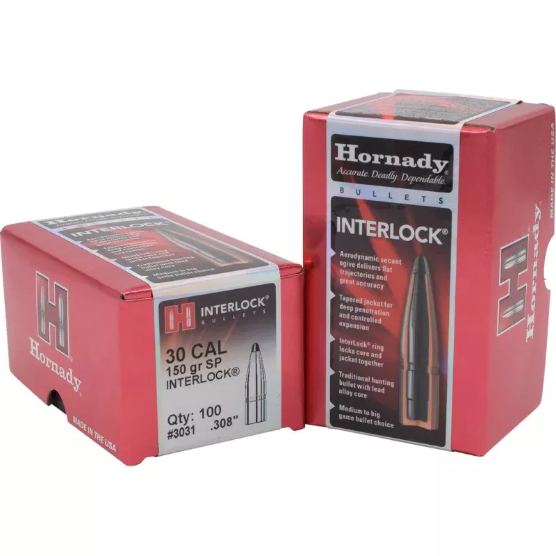 Hornady Spire Point Bullets 30 cal. .308 in. 150 gr. 100 pk