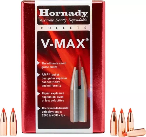 Hornady V-max Bullets 6mm .243 75 Gr. V-max 100 Box
