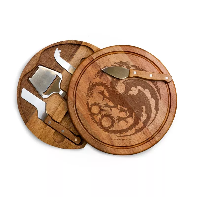 House of the Dragon – Acacia Circo Cheese Cutting Board & Tools Set
