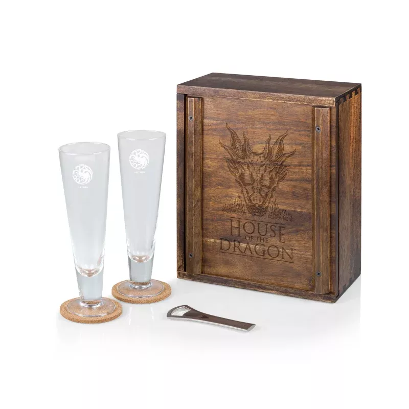 House of the Dragon – Pilsner Beer Glass Gift Set