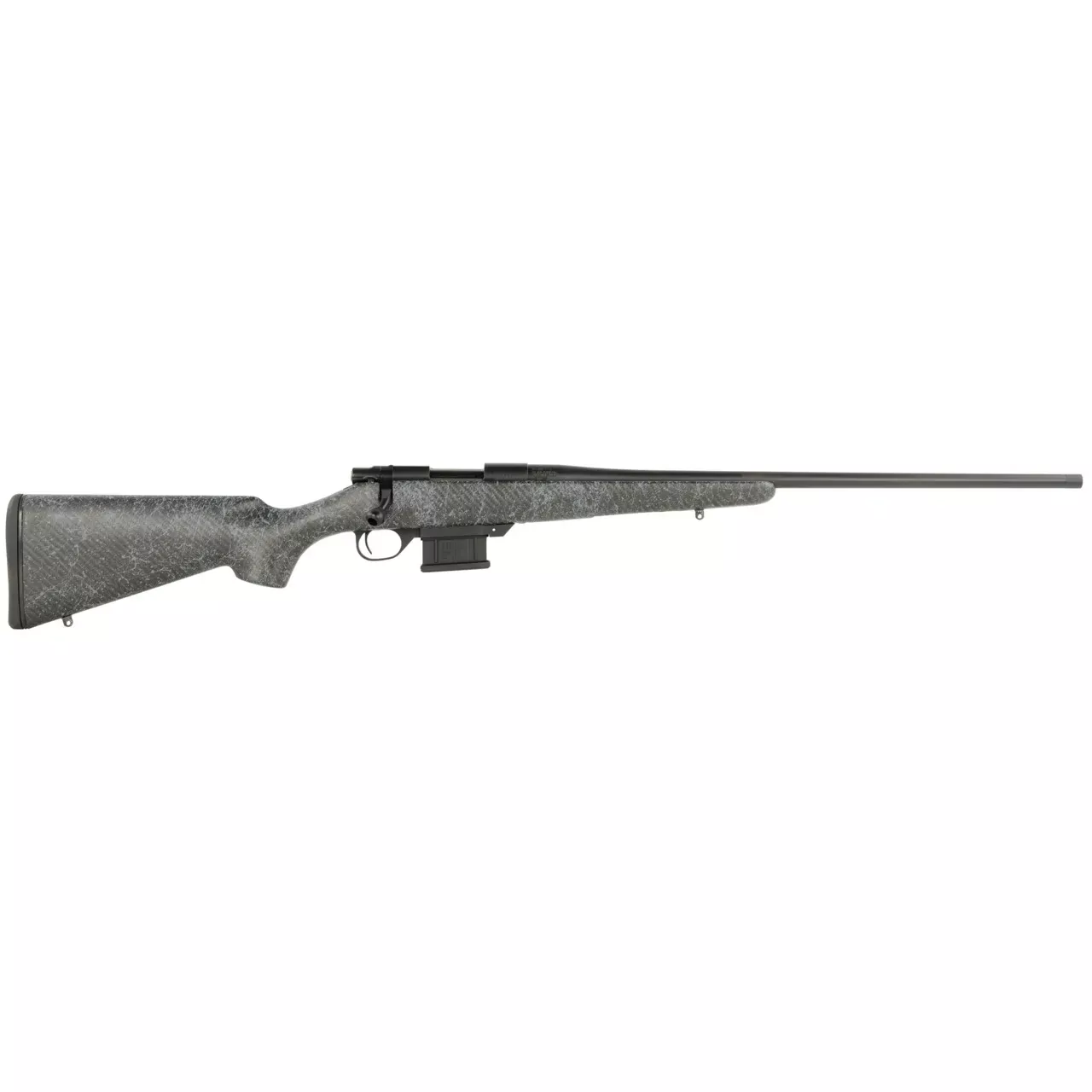 Howa 1500 Carbon Elevate 308 Win Rifle 24" Black w/Gray Webbing HCE308GW