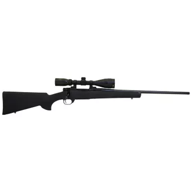 Howa HGP265PRCB M1500 Gamepro Gen2 6.5 PRC 3+1 24" Threaded Barrel, Blued Metal Finish, Black Fixed Hogue Pillar-Bedded Overmolded Stock, Includes GamePro 4-12x40mm Scope
