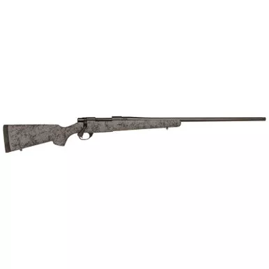 Howa HHS45531 M1500 HS Precision 6.5 PRC 3+1 24" Threaded Barrel, Black Steel Receiver, Gray w/Black Webbing HS Precision Synthetic Stock