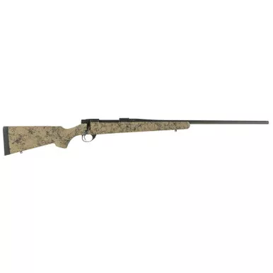 Howa HHS63202 M1500 HS Precision 30-06 Springfield 5+1 22" Barrel, Black Steel Receiver, Tan w/Black Webbing HS Precision Synthetic Stock