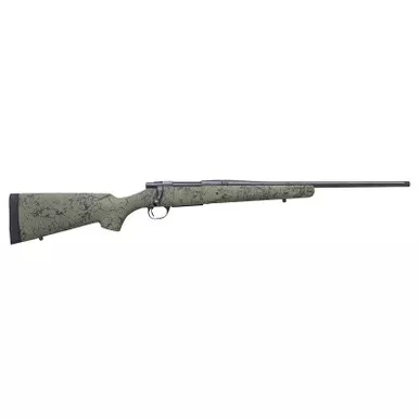 Howa HHSSL708ODG 1500 Superlite Gen2 Full Size 7mm-08 Rem 3+1 20" Black Threaded Barrel, Matte Blue Steel Drilled & Tapped Receiver, OD Green w/Black Webbing HS Precision Synthetic Stock, Right Hand