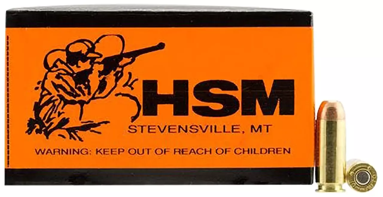 HSM 10mm Auto Ammo 200 gr Full Metal Jacket 20 Rounds 10MM8N20