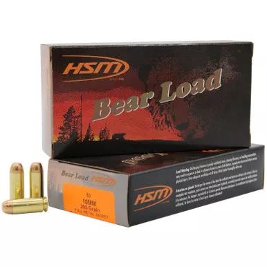HSM 10MM8N Training 10mm Auto 200 gr Full Metal Jacket 50 Per Box/ 20 Case