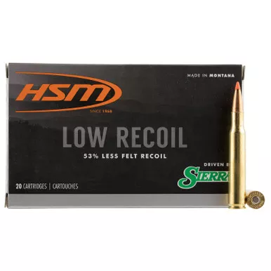 HSM 300642N Low Recoil 30-06 Springfield 150 gr Orange Polymer Tip 20 Per Box/ 20 Case