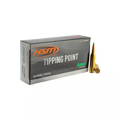 HSM 30847N Tipping Point 308 Win 165 gr Sierra GameChanger 20 Per Box/ 25 Case