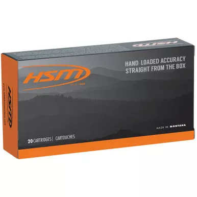 HSM 7MMMAG29N Standard 7mmRem 160gr Pointed Soft Point 20 Per Box/20 Case