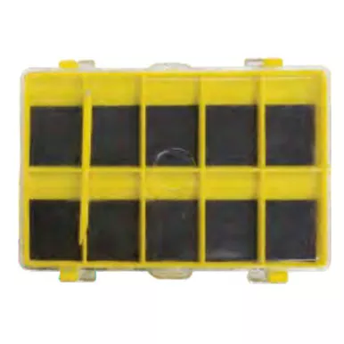 HT Enterprises Hot Bite 25 Compartmebt Double Sided Magnetic Ice Jig Box