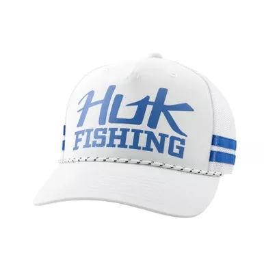 HUK Men's Fishing Rope White Hat (H3000578-100-1)