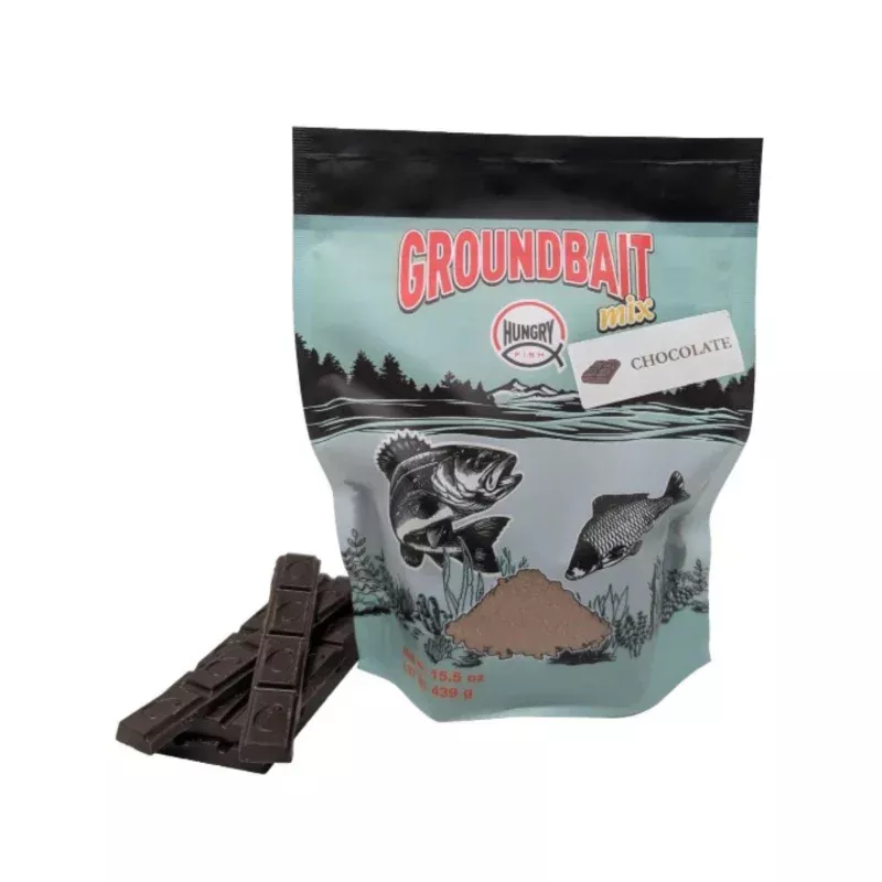HungryFish GroundBait Mix – ( Chocolate ) 15.5oz