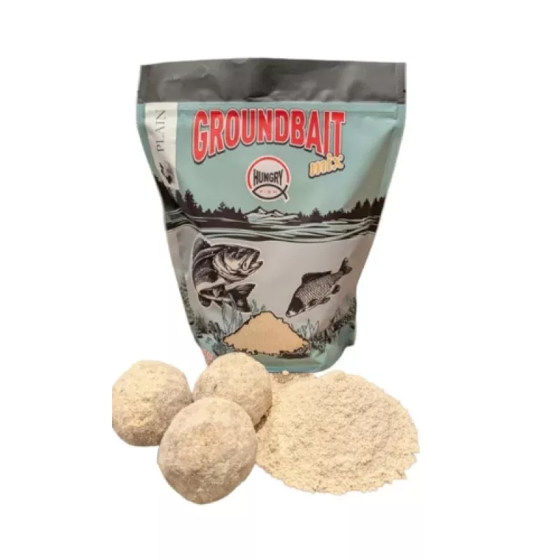 HungryFish GroundBait Mix – ( Plain ) 2 lb