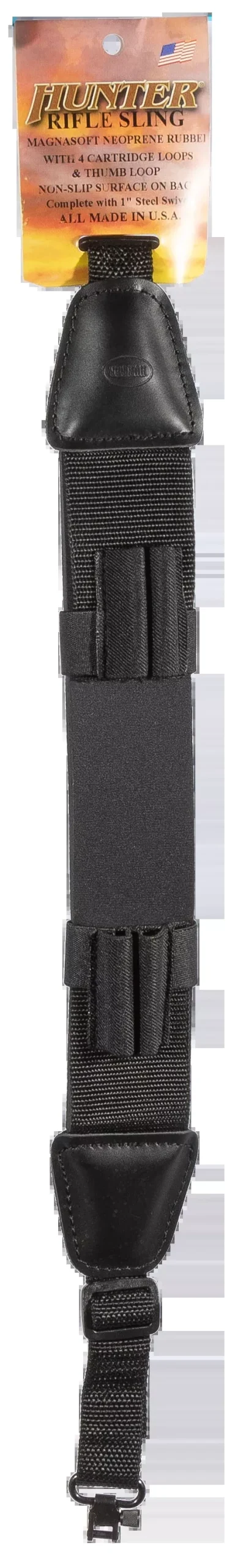 Hunter Company Magnasoft, Hunt 1272b-201Neoprene Sling 2loops/swivels Blk