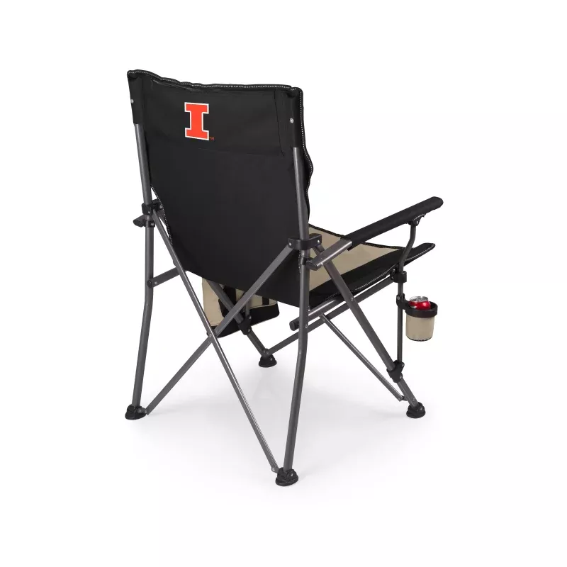 Illinois Fighting Illini – Big Bear XXL Camping Chair with Cooler