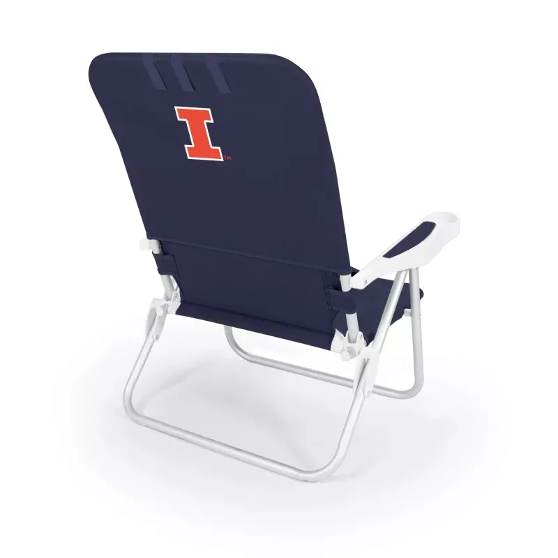 Illinois Fighting Illini – Monaco Reclining Beach Backpack Chair