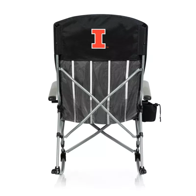 Illinois Fighting Illini – Outdoor Rocking Camp Chair