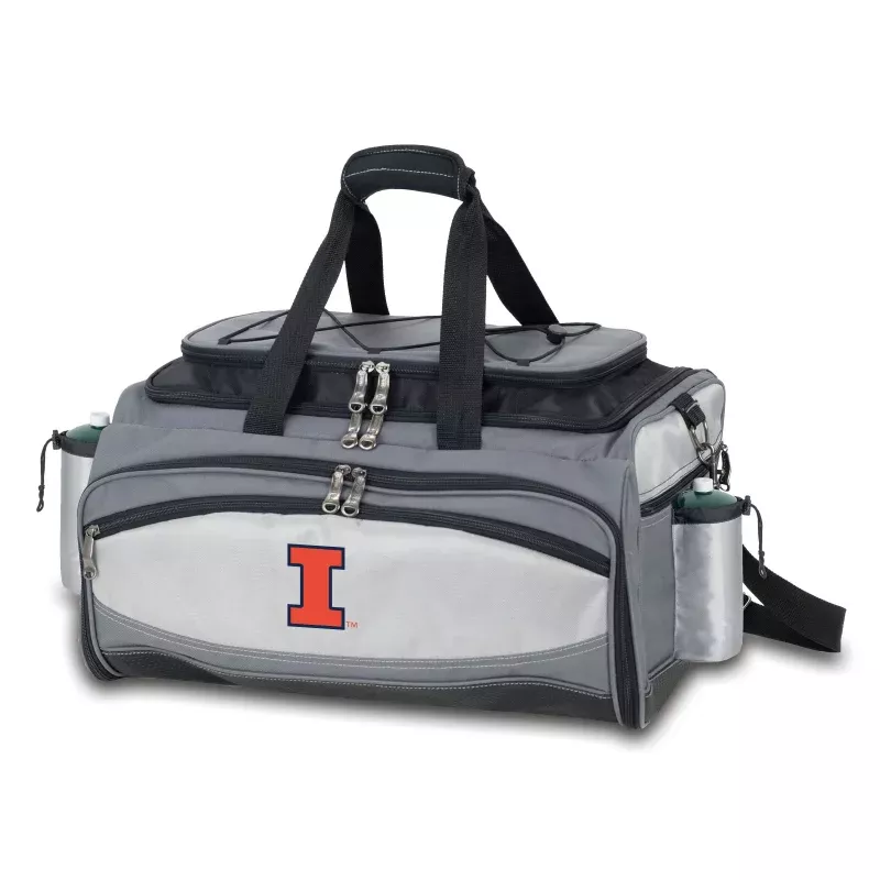 Illinois Fighting Illini – Vulcan Portable Propane Grill & Cooler Tote