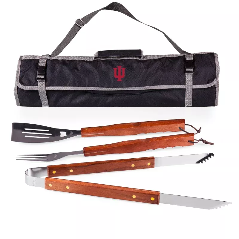 Indiana Hoosiers – 3-Piece BBQ Tote & Grill Set