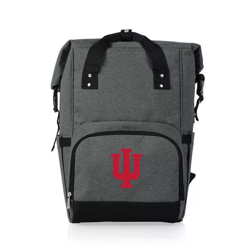 Indiana Hoosiers – On The Go Roll-Top Backpack Cooler