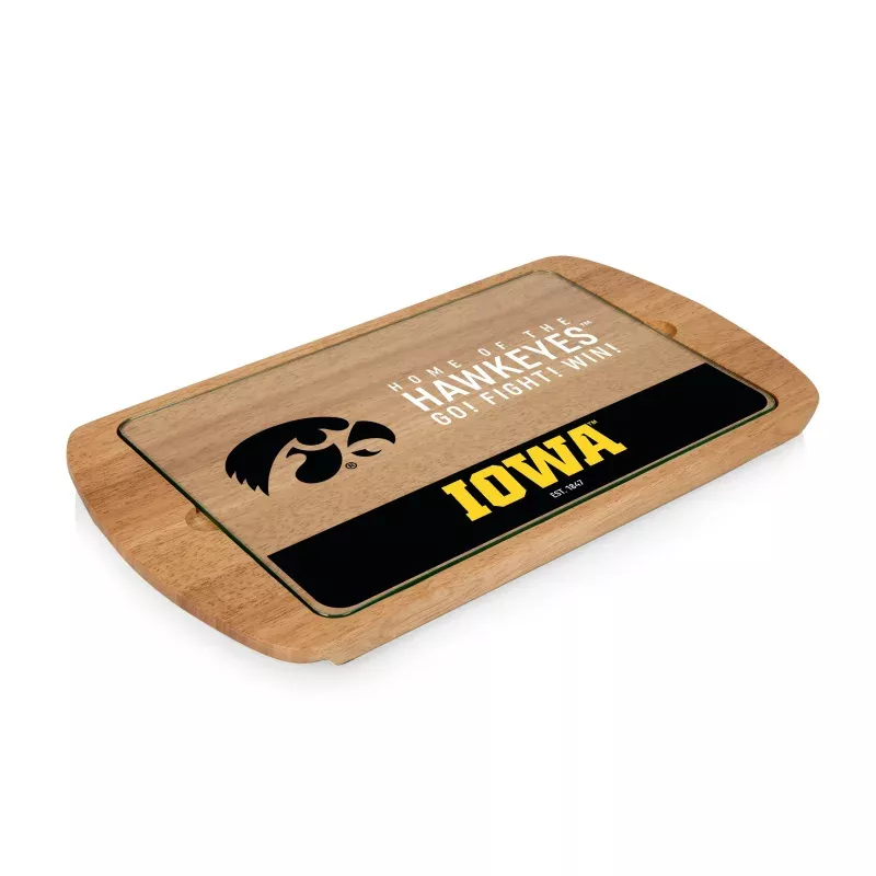Iowa Hawkeyes – Billboard Glass Top Serving Tray