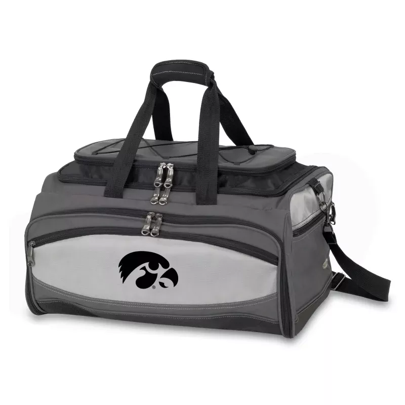 Iowa Hawkeyes – Buccaneer Portable Charcoal Grill & Cooler Tote